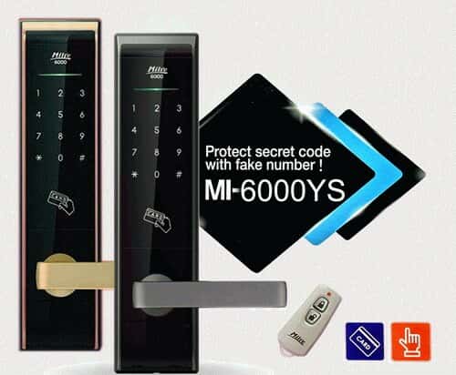 دستگیره و قفل درب رمزی دیجیتالی   MILRE MI6000 YS122185